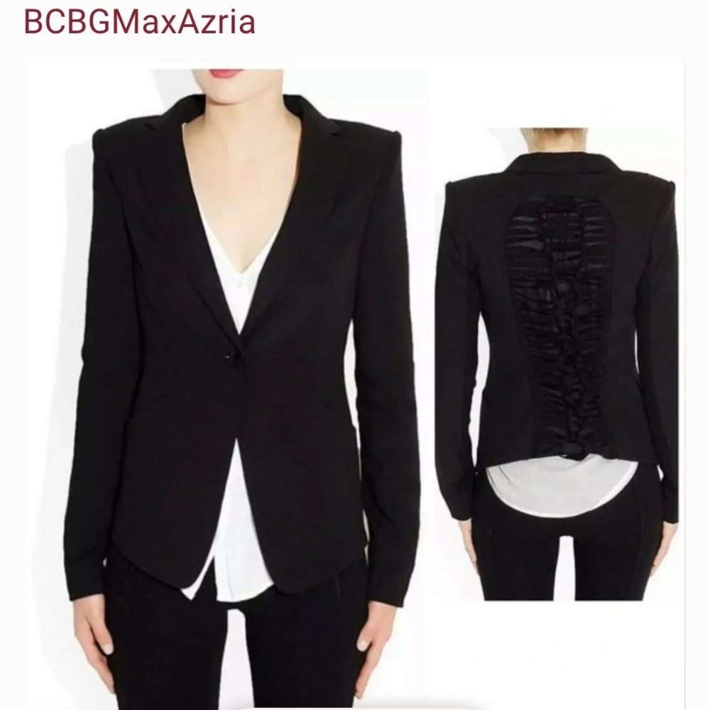 Bcbg maxazria black blazer